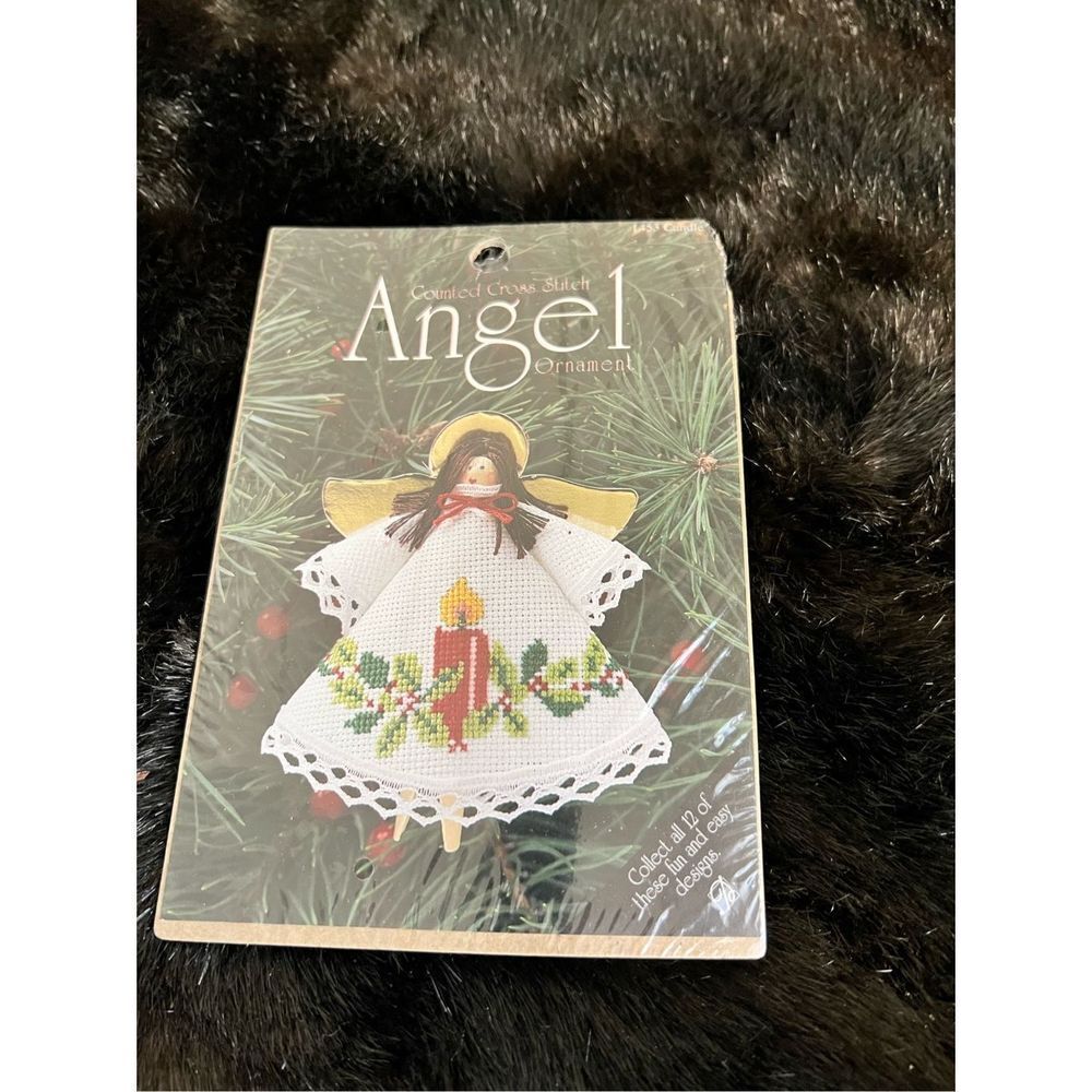 Vintage Design for The Needle Counted Cross Stitch Kit - Candle Angel 1453